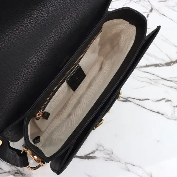 Gucci  G 1955 Horsebit Black Denim - Image 3