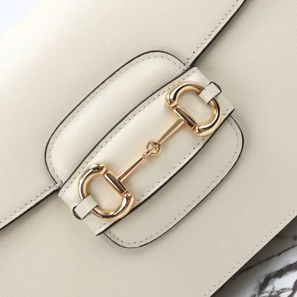 Gucci  G 1955 Horsebit White - Image 2