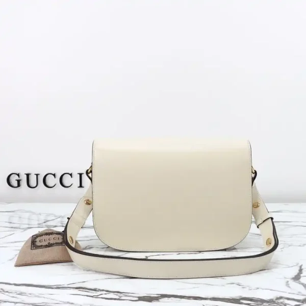 Gucci  G 1955 Horsebit White - Image 6