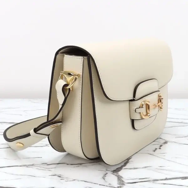 Gucci  G 1955 Horsebit White - Image 7