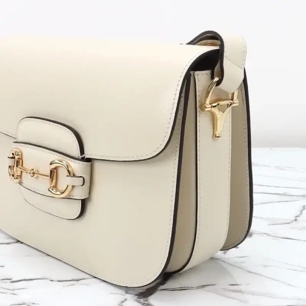 Gucci  G 1955 Horsebit White - Image 8