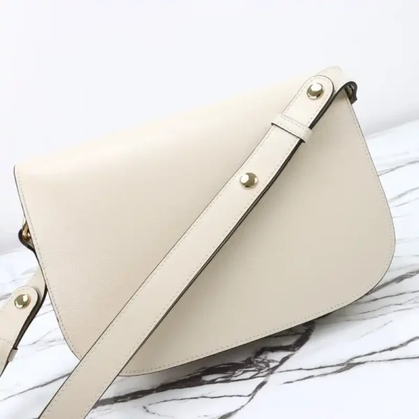 Gucci  G 1955 Horsebit White - Image 10