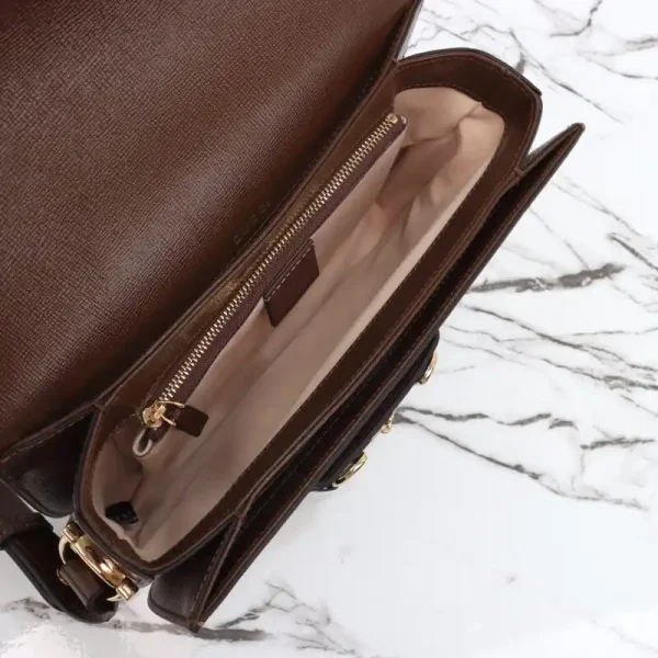 Gucci  G 1955 Horsebit Brown - Image 7