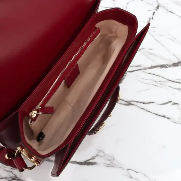 Gucci  G 1955 Horsebit Red - Image 4