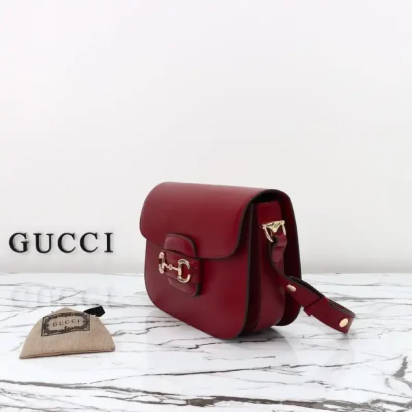 Gucci  G 1955 Horsebit Red - Image 2