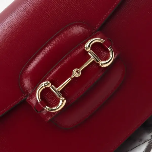 Gucci  G 1955 Horsebit Red - Image 8