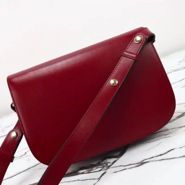 Gucci  G 1955 Horsebit Red - Image 3
