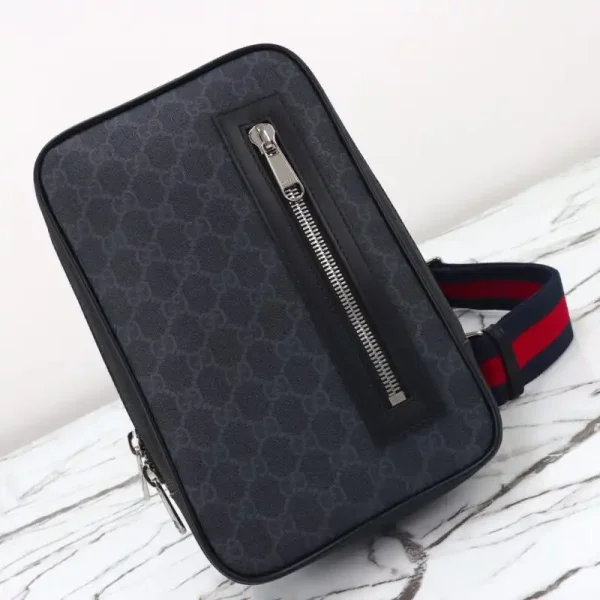 Gucci  Supreme Sling Bag Black - Image 2