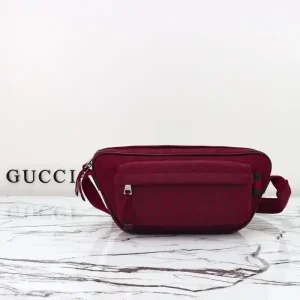 Gucci Small GG Belt Bag Red