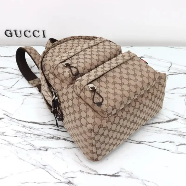 Gucci   Backpack GG Canvas Beige - Image 2