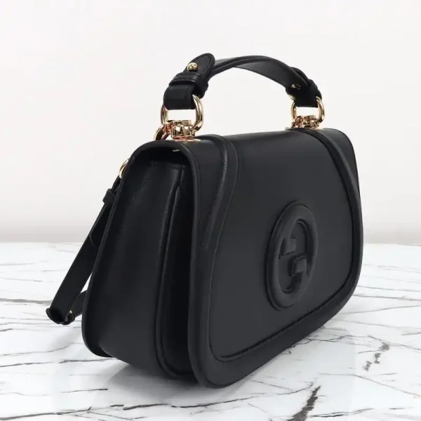 Gucci Blondie Top Handle Black - Image 7