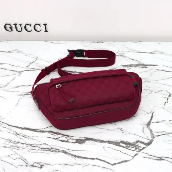 Gucci Small GG Belt Bag Red - Image 11
