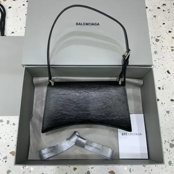 Balenciaga Crush Small Black Silver - Image 3