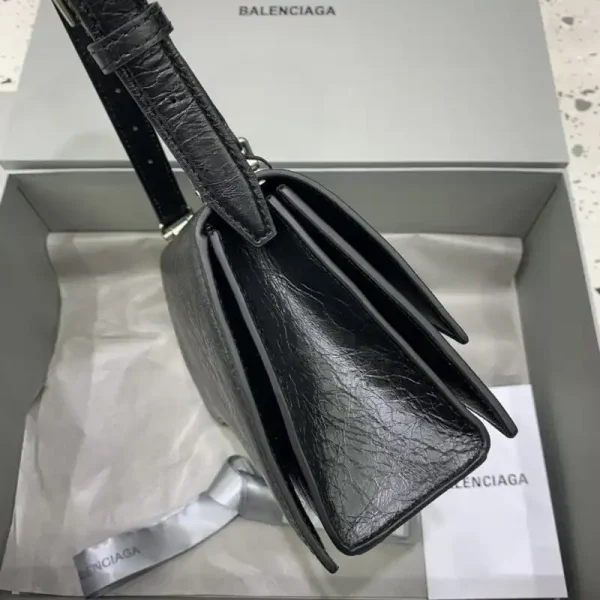 Balenciaga Crush Small Black Silver - Image 8