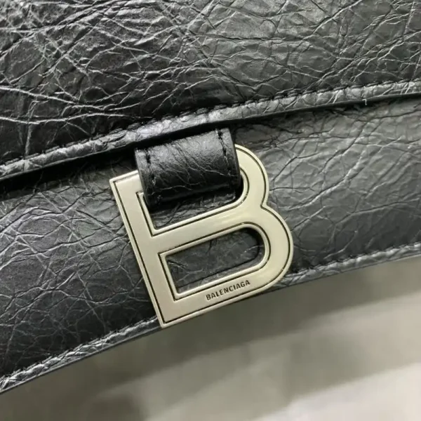 Balenciaga Crush Large Black Silver - Image 3