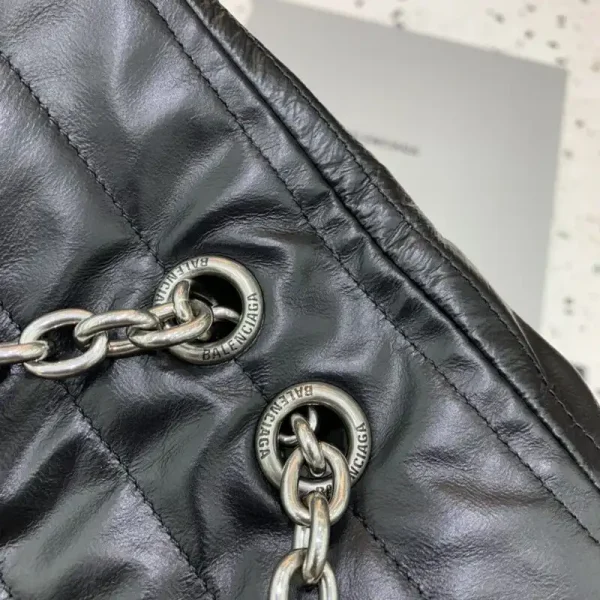 Balenciaga Monaco Black Silver - Image 4