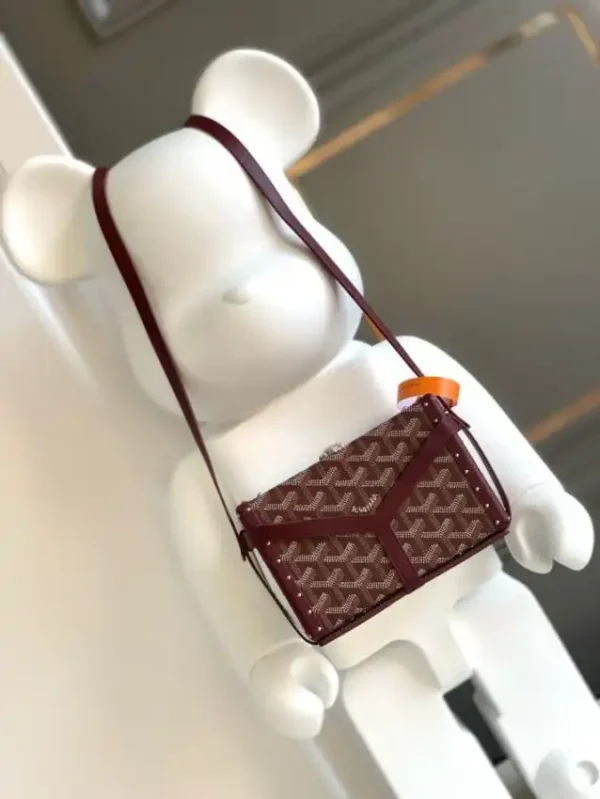 Goyard Minaudière Trunk Bag Bordeaux