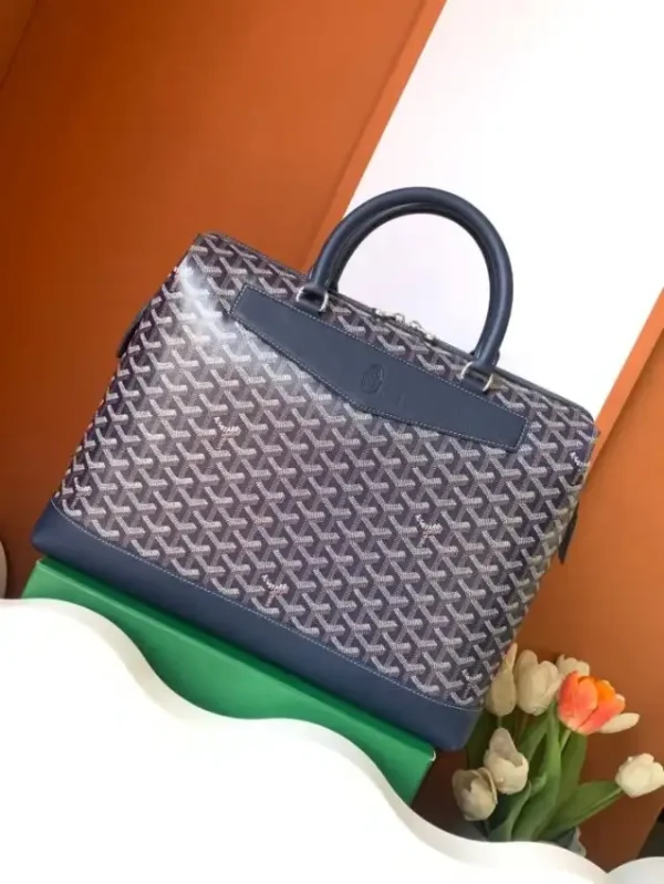 Goyard Cisalpin Document Case Blue - Image 2