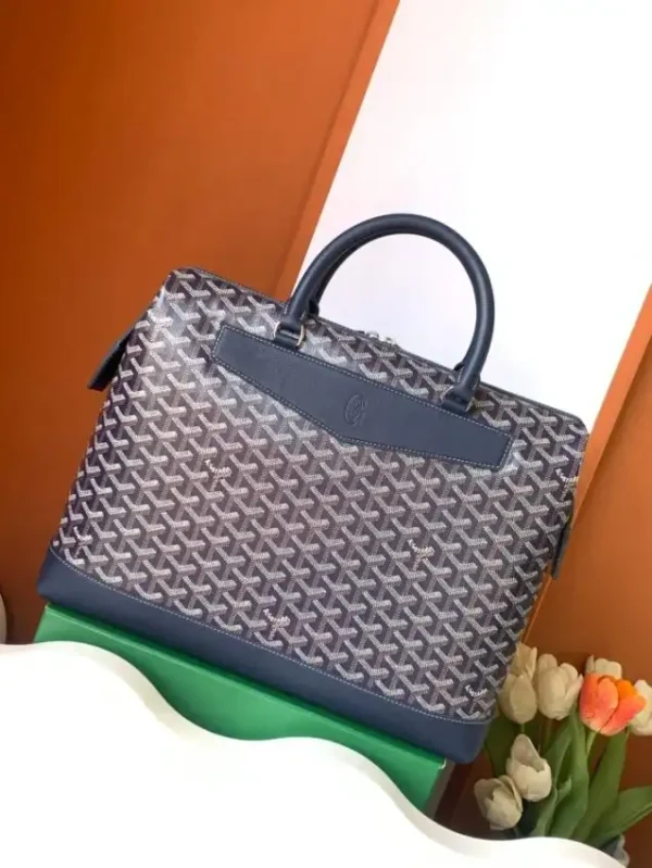 Goyard Cisalpin Document Case Blue