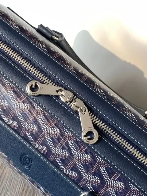 Goyard Cisalpin Document Case Blue - Image 8