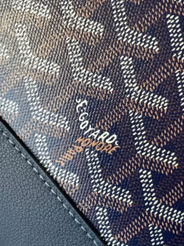 Goyard Cisalpin Document Case Blue - Image 7