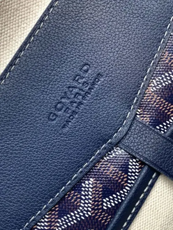 Goyard Cisalpin Document Case Blue - Image 5
