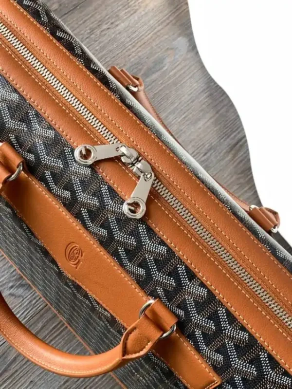 Goyard Cisalpin Document Case Brown - Image 5