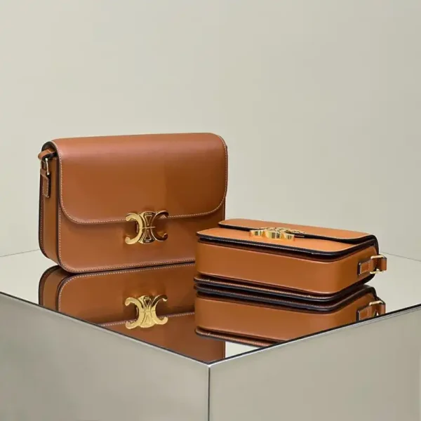 Celine Triomphe Mini Brown - Image 4
