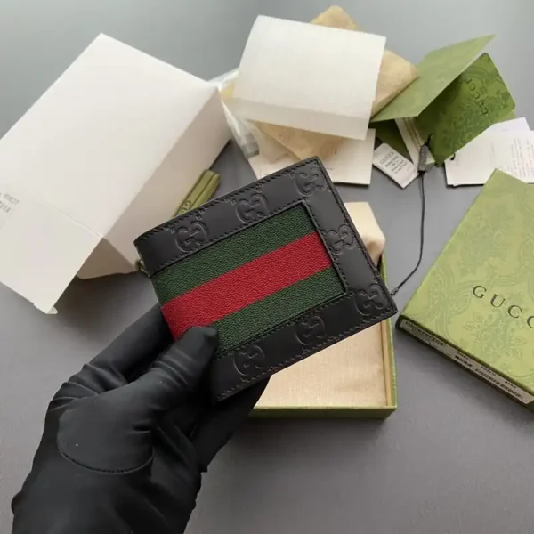 Gucci  Double G bifold Wallet Leather - Image 3