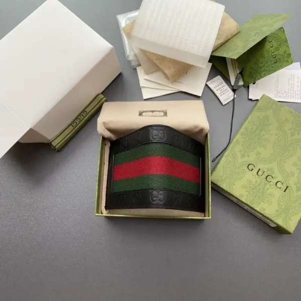 Gucci  Double G bifold Wallet Leather - Image 7
