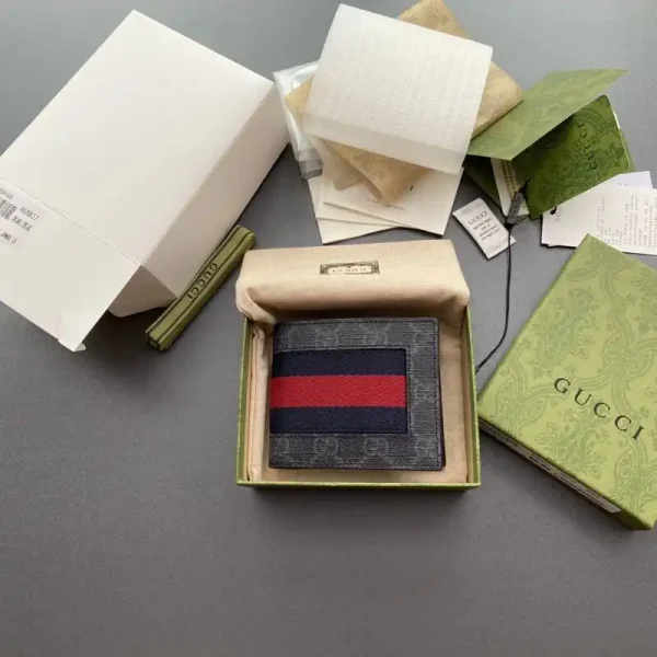 Gucci  Double G bifold Wallet Canvas - Image 3