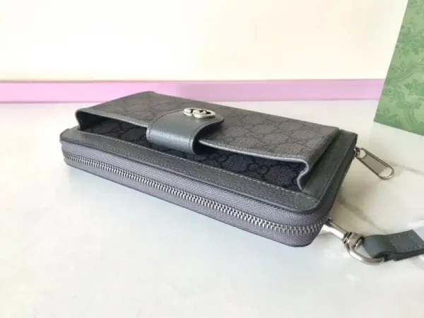 Gucci Ophidia GG Wallet  Grey - Image 5