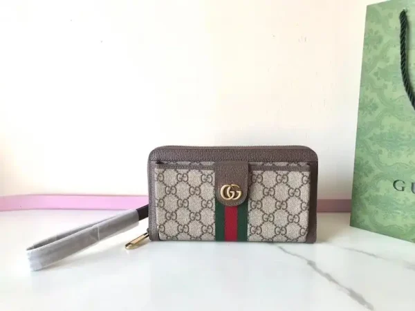 Gucci Ophidia GG Wallet  Beige