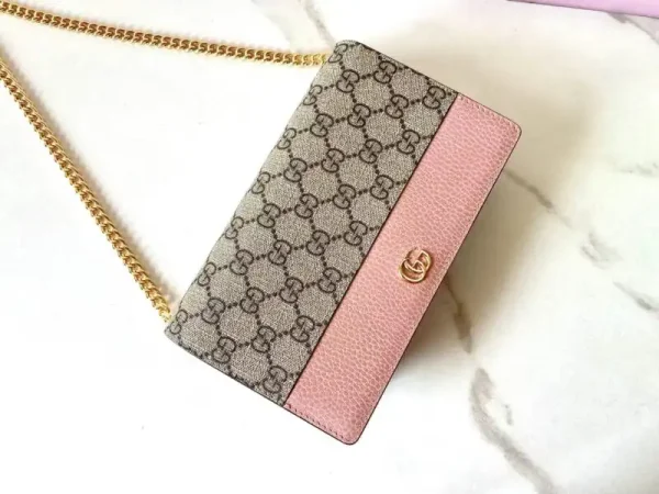 Gucci  GG Marmont Chain Bag Pink - Image 6