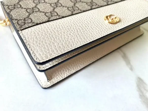 Gucci  GG Marmont Chain Bag White - Image 7
