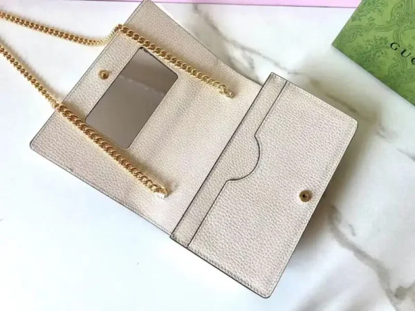 Gucci  GG Marmont Chain Bag White - Image 4