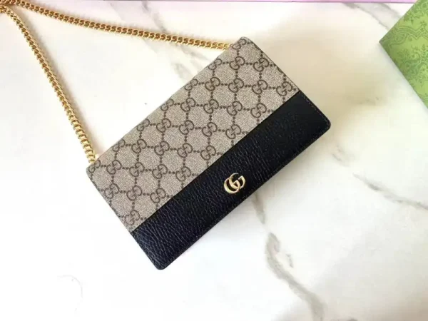 Gucci  GG Marmont Chain Bag Black - Image 7