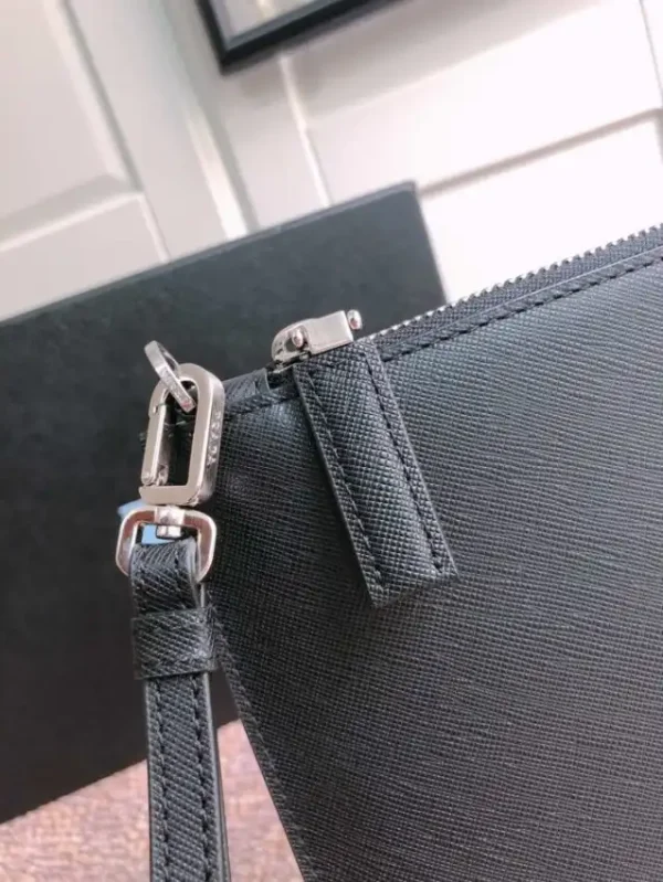 Prada Large Pouch White Line - Image 4