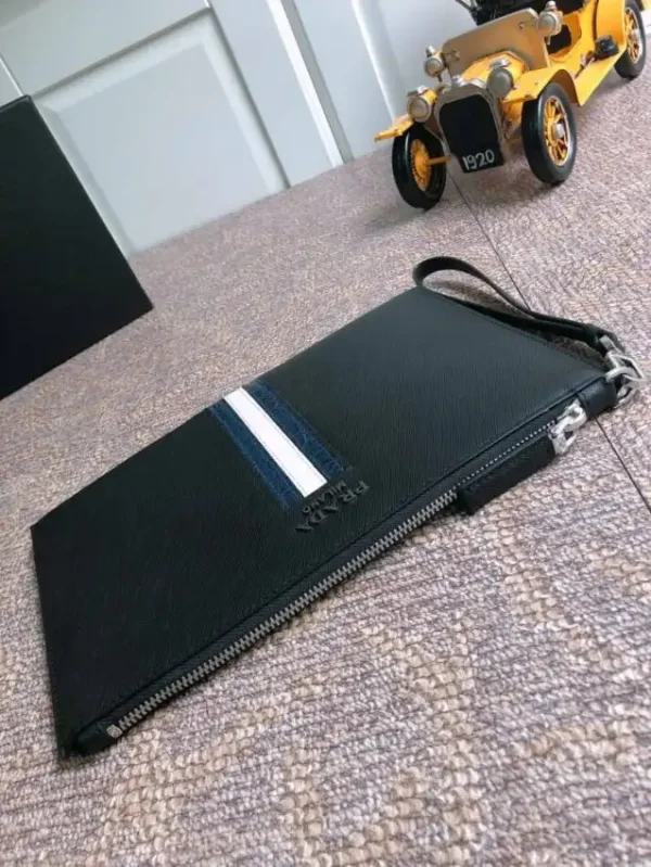 Prada Large Pouch White Line - Image 6