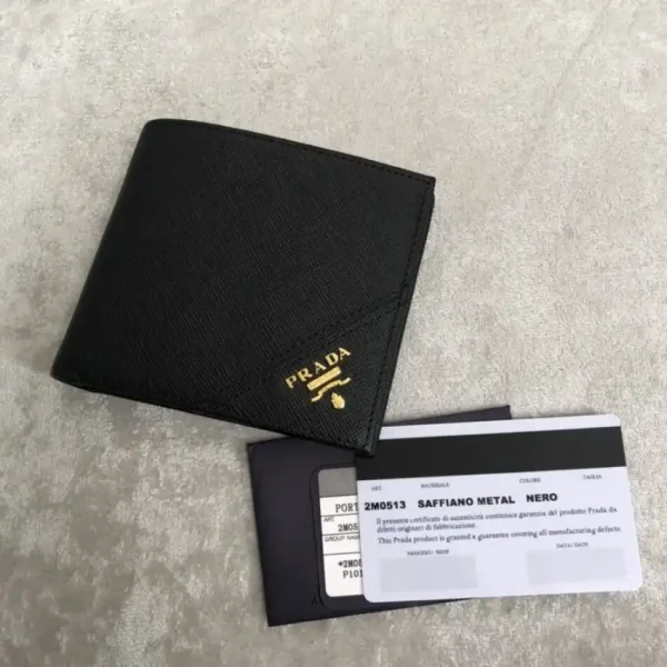 Prada BiFold Wallet Black - Image 4