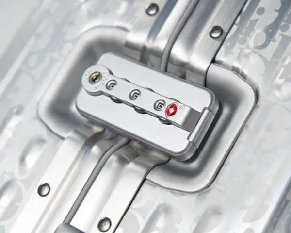 Rimowa & Dior Suitcase Silver - Image 9