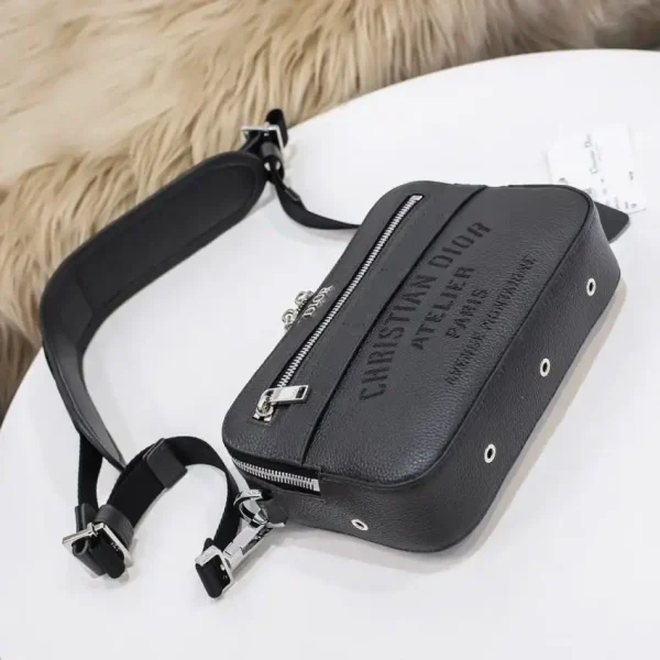 Dior Safari Bag with Strap Black - Image 6