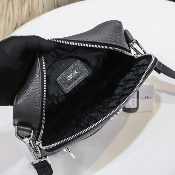 Dior Safari Bag with Strap Black - Image 7
