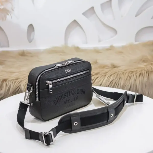 Dior Safari Bag with Strap Black - Image 8