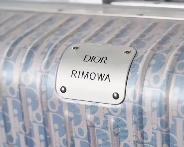 Rimowa & Dior Suitcase Light Blue - Image 5
