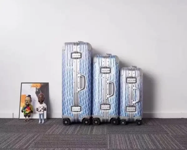 Rimowa & Dior Suitcase Light Blue - Image 6