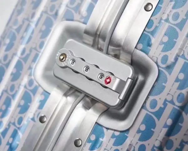 Rimowa & Dior Suitcase Light Blue - Image 7