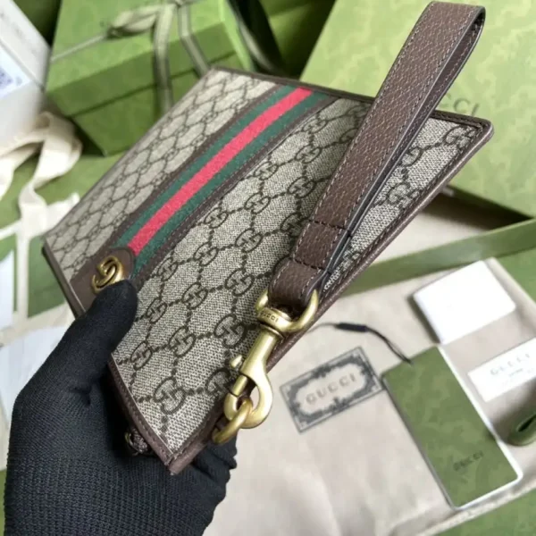 Gucci  Ophidia Web Clutch - Image 8