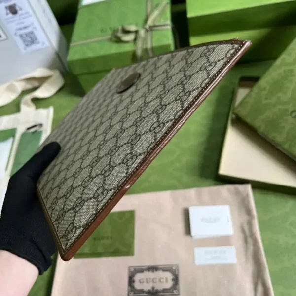 Gucci  Ophidia  Clutch Brown - Image 2