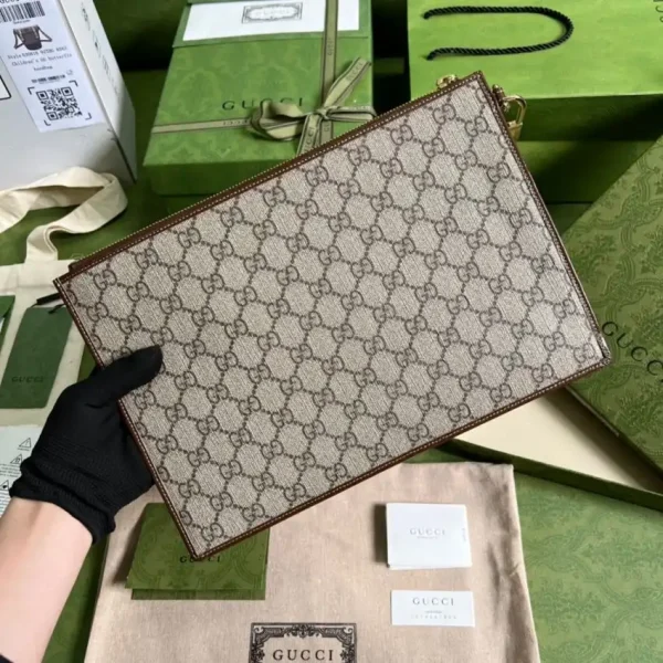 Gucci  Ophidia  Clutch Brown - Image 3
